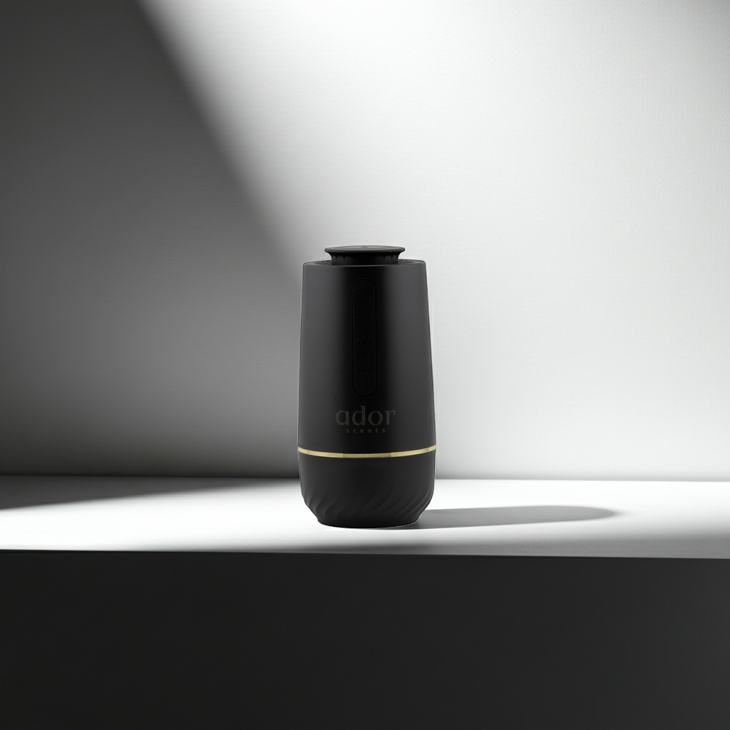 AromaDrive by Ador Scents, a diffuser that transforms your car into a wellness space before you've even buckled your seatbelt.