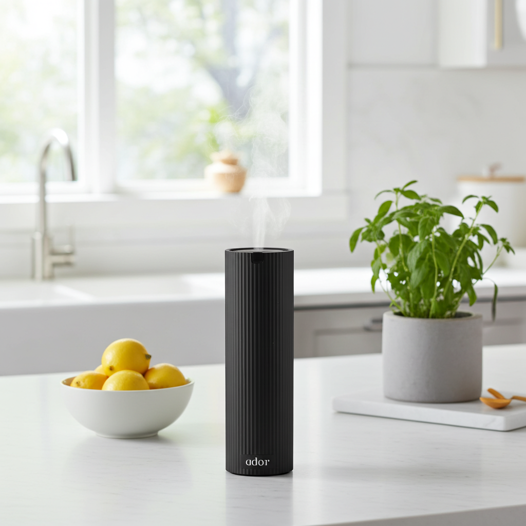 The Wellness Bundle by Ador Scents, pairs the elegant, high-capacity AromaFlow diffuser with a lavish 250ml bottle of our premium luxury oil from our wellness collection.