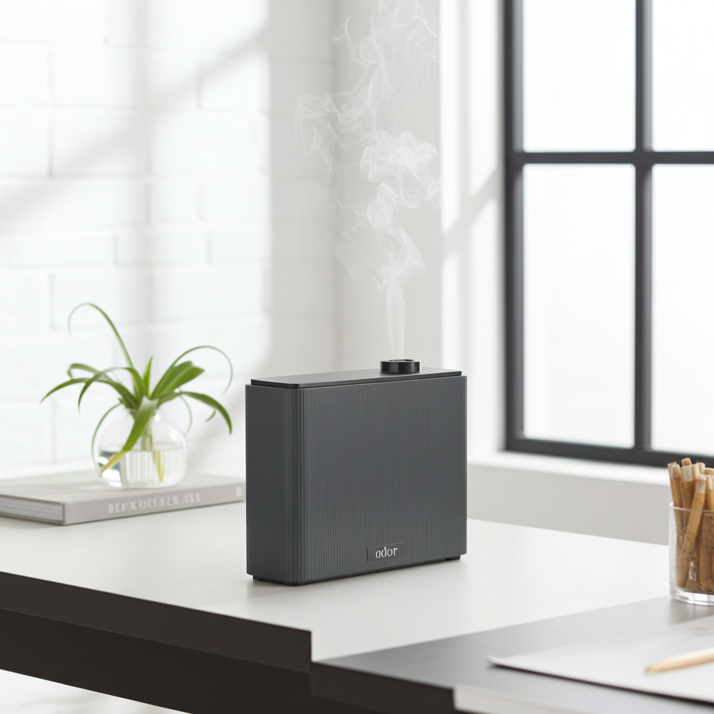 AromaGrand by Ador Scents, our flagship commercial scent diffuser, engineered for spaces that refuse to compromise on atmosphere, coverage, or sophistication.