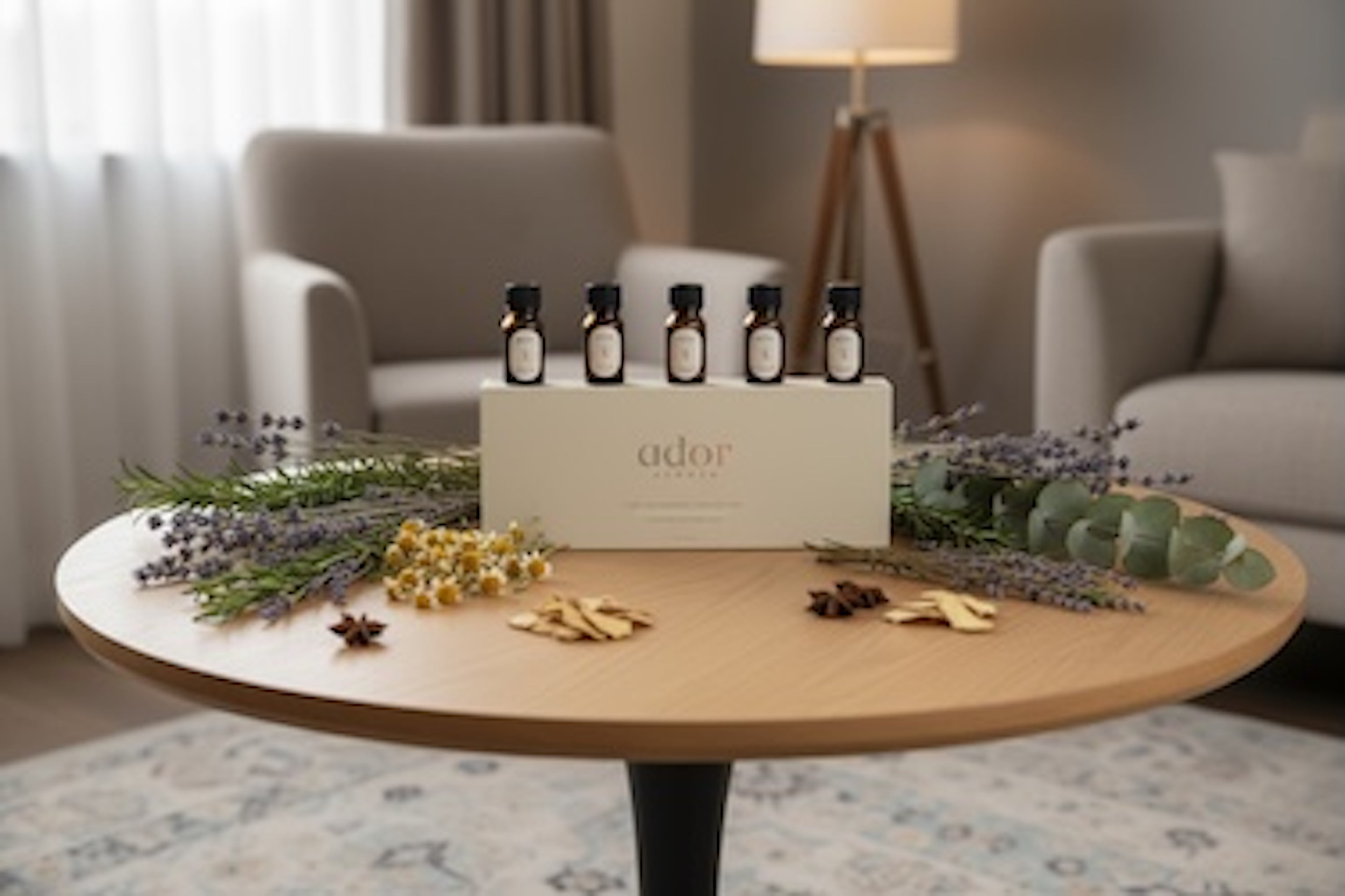 Fruity Notes Collection by Ador Scents, 5 x 10ml of luxurious essential oil blends that redefine freshness.