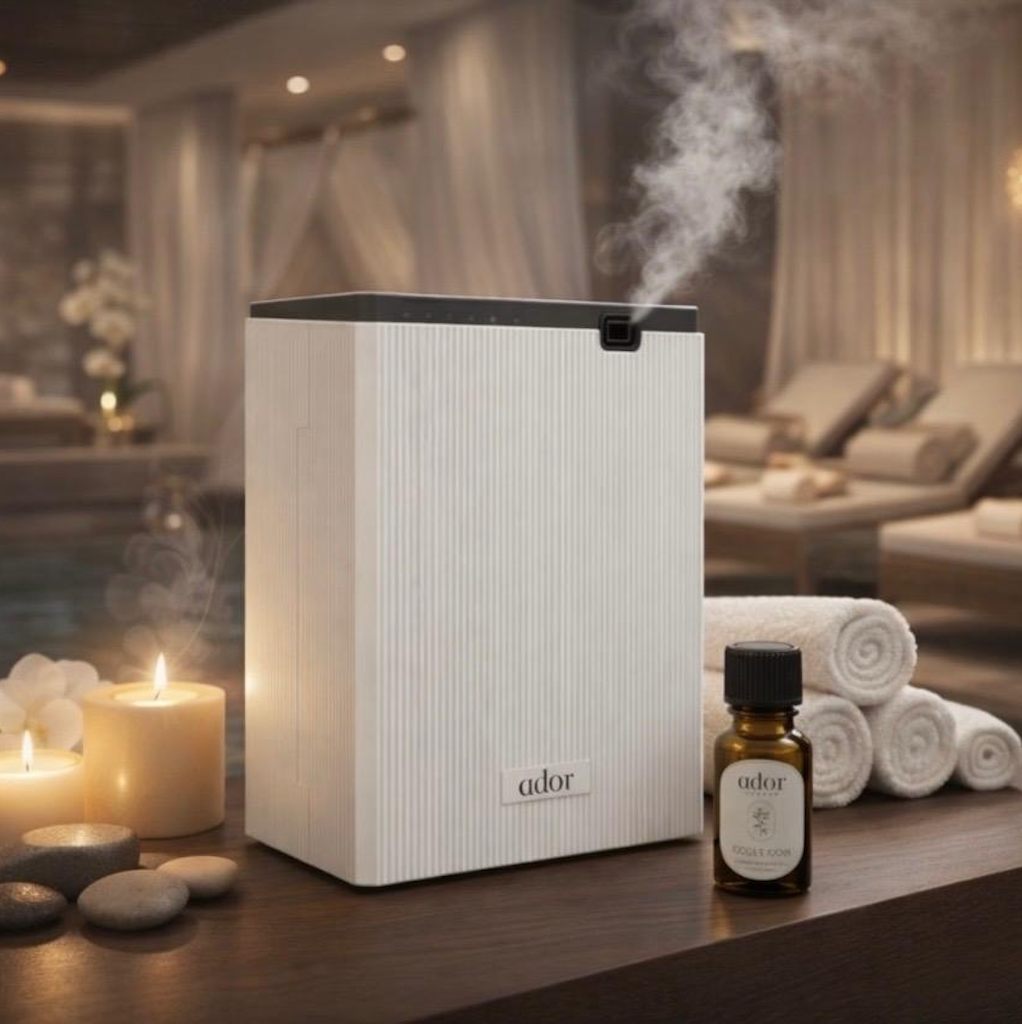 AromaSphere by Ador Scents, the first diffuser that doesn't just scent your space. It protects it.